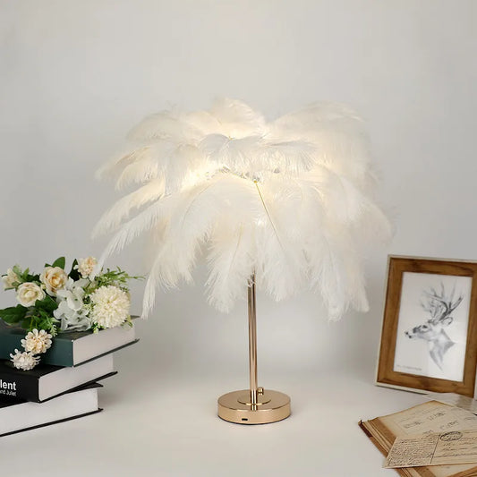 Feather Lamp