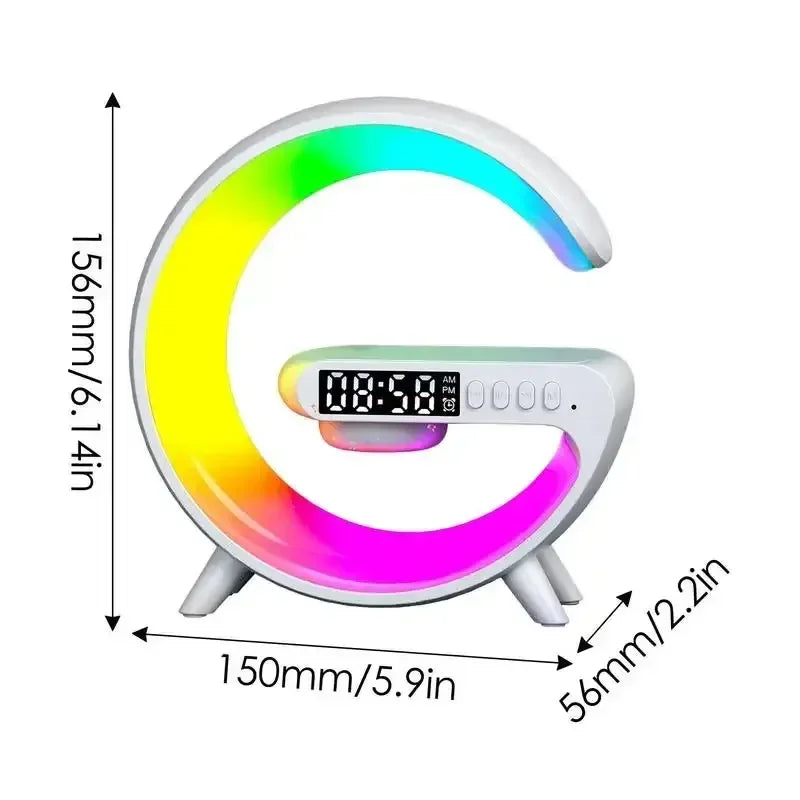 LED Bluetooth Speaker Alarm Clock