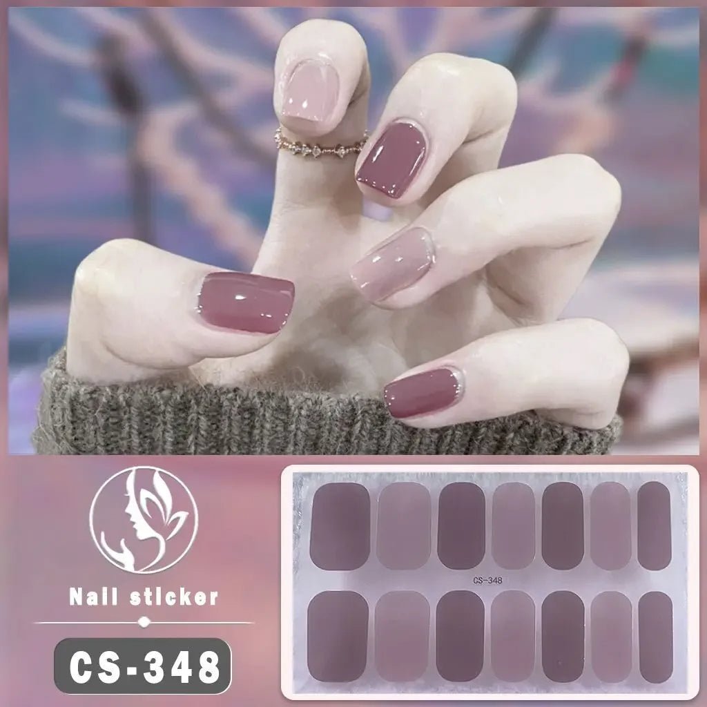 Bake-Free Gel Nail Enhancement Stickers - ReginaOmnia