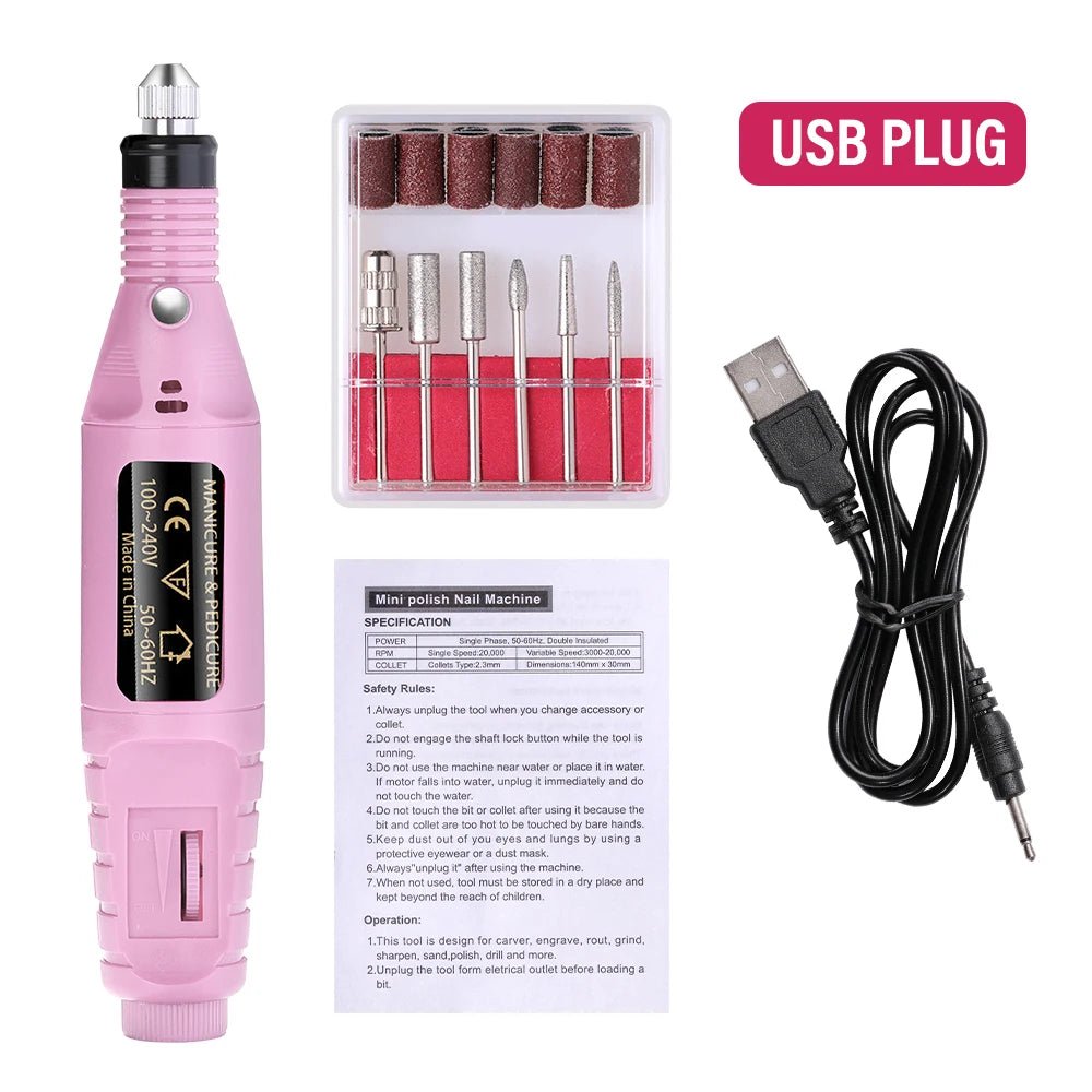 Electric Nail Drill Machine Set - ReginaOmnia