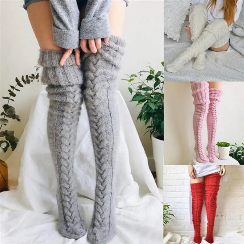 Warm Over Knee Socks - ReginaOmnia